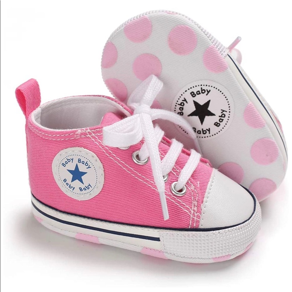 NWT 🔥 Baby Girl Crib Shoes